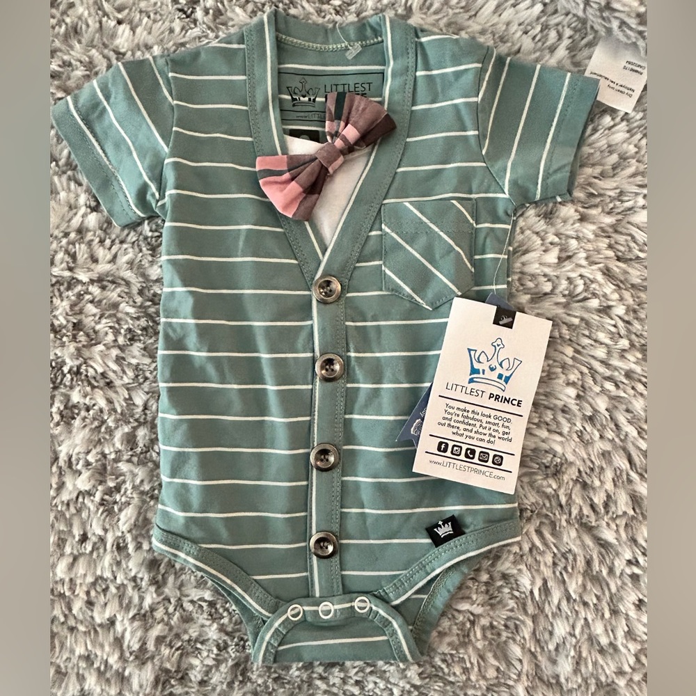 Littlest Prince baby boy clothing- 3 month. Never been worn!